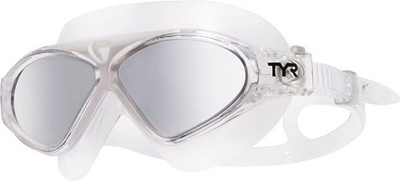 

TYR MANGA SWIM MASK POLARIZED Swimming Goggles(Silver), Sliver/cliver