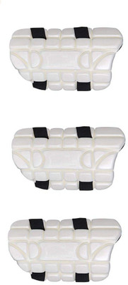 

heaven T-101 Cricket Thigh Guard(Standard, Multicolor), White