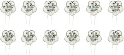 

Majik New Arrival Hair Pin for Juda Style, Hair Styling Tool, Flower Hair Pin for Girls Hair Accessories , Set of 12, Pack of 1 Hair Pin(Multicolor)