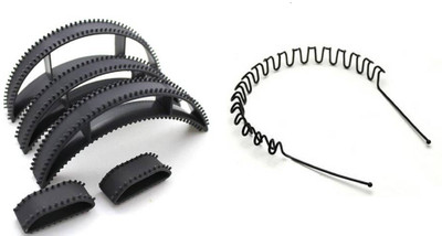 

KashQueen Set of 5 Black Braid Extension, Hair Accessory Set(Black)