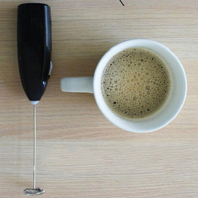 

Powernri Electric Milk Frother Handheld Milk Wand Mixer Frother For Latte Coffee Hot Milk Hand Blender (Black) 3 Hand Blender(Black)