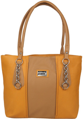 

REYAZ@JAIBUN Hand-held Bag(Tan)