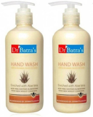 

Dr. Batra's Aloe Vera Hand Wash (Pack of 2)(300 ml, Bottle, Pack of 2)