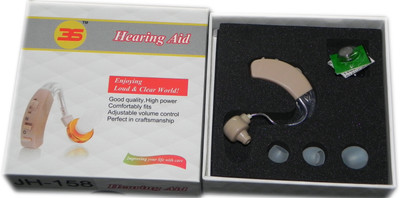 3S 158 RIC superior 158 Latest Model Behind The Ear Hearing Aid(Brown)
