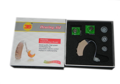 

3S Analogue Hearing Aid 4 Channel 125 Latest Model Behind The Ear Hearing Aid(Brown)