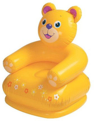 

NIYAMAT Inflatable Animal Air Chair for 3-8 Years Kids (Yellow) Inflatable Sofa/ Chair(Yellow)