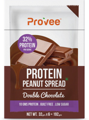

Provee Double Chocolate Protein Spread 100% Natural-(Pack of 6 x 32 Grams) 192.0 g(Pack of 6)