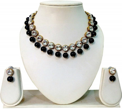 CATALYST Brass Brass Black Jewellery Set(Pack of 1)