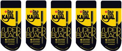 

BeauT5 Kajal Super Black 0.35g - 5 Pack(Black)