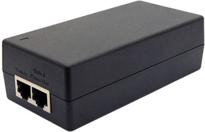 

VGS MARKETINGS 24V 0.5A Ethernet Switch Adapter POE Power Supply Injector Power Over Lan Adapter(1 Mbps)
