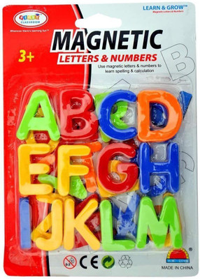 

Gencliq Kid's Magnetic Learning Letters Alphabets(Multicolor)