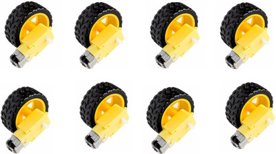 

TechWiz Imported Dual Shaft Bo Motor With Big Wheel (8set)(Yellow)