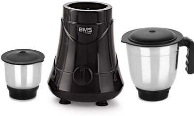 

BMS Lifestyle SpeedMix 500-Watt with 2 Stainless Steel Jars 500 Mixer Grinder(Black, 2 Jars)