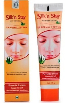

SBL Silk N Stay ALOEVERA CREAM for natural dry skin Pack of 2(200 g)