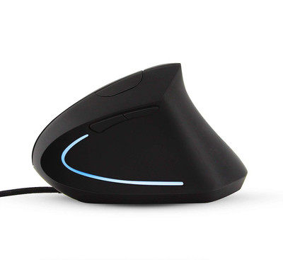 

Ergy Ergonomical Mouse- Wired Optical Gaming Mouse(USB 2.0, Black)