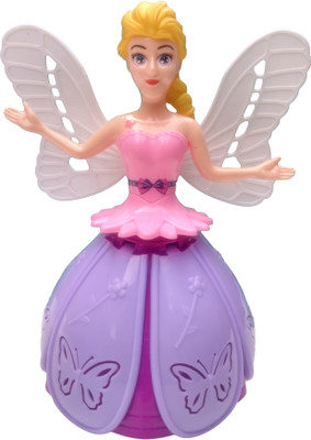 

Humaira Dancing Angel Girl Robot with Lights and Music Toy(Multicolor)