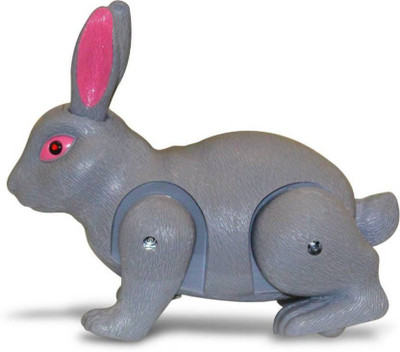 

ExaltedCollection Rabbit Battery Operated Toy Running And Sound - IMITATE THE TRUE RABBIT (Grey)(Grey)