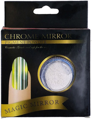 

One Personal Care Chrome Mirror Pigmented Silver Powder | Nail Art(Silver)