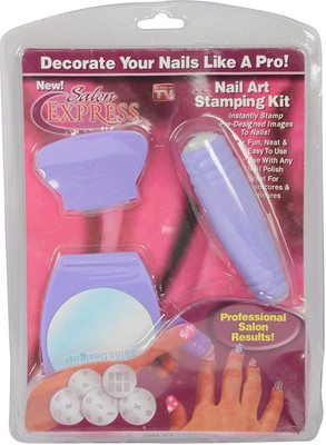

DEVOTION Salon Nail Art Express Decals Stamp Stamping Polish Design Kit Set Decoration(multi)