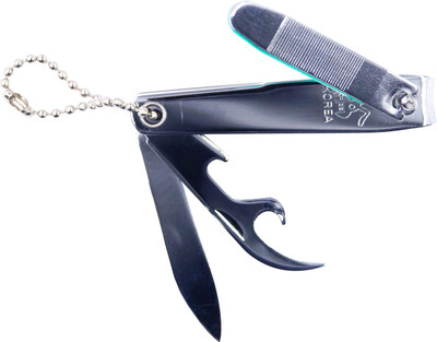 

One Personal Care Finger & Toe Nail Filer Clipper Cutter with Knife, Opener & Key chain