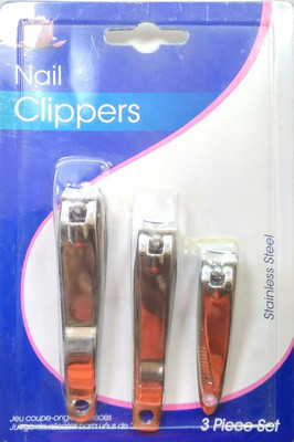 

UBL NAIL CLIPPERS 3 PIECE SET (STAINLESS STEEL)