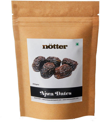 

notter Ajwa Dates Dates(250 g, Vacuum Pack)