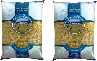 

Donna Chiara Durum Wheat Semolina Chifferi Rigate Pasta(Pack of 2, 1000 g)