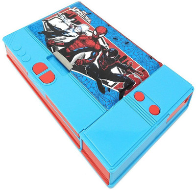 

Barbie Pencil Box SPIDERMAN Art Plastic Pencil Box(Set of 1, Blue)