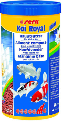 

Shivi Pets Koi Royal Mini 300g/1000ml | Staple Food For Small Koi | Strengthens The Immune System With 4% Wheat Germ For Optimal Development | 300 g Dry Fish Food