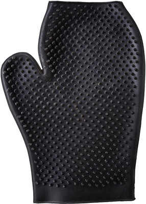 

prince products comb Grooming Gloves for Dog(Black, Medium)