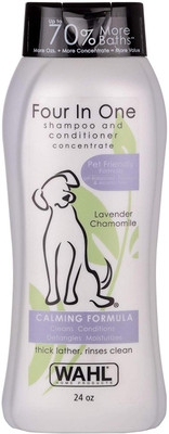 

Wahl 820000 4-in-1 Shampoo, Lavender Chamomile Conditioning Lavender Chamomile1 Dog Shampoo(710 ml)