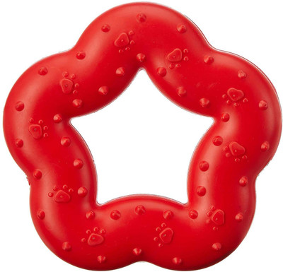 

Foodie Puppies Strong Interactive Floating Pool Type Water Play Star Paw Print Toy for Dogs Rubber Chew Toy, Fetch Toy For Dog