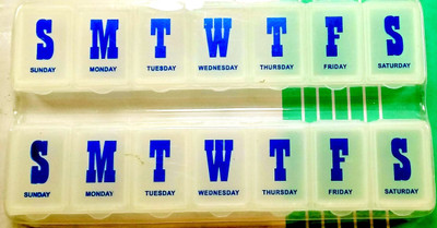 UBL 7 DAYS PILL ORGANISER (PACK OF 2) Pill Box(White)