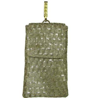 

Deepsum Wedding Party Saree Clutch Mobile Pouch Waist Clip Ladies Purse Gift For Women Mobile Pouch (Gold) Mobile Pouch(Gold)