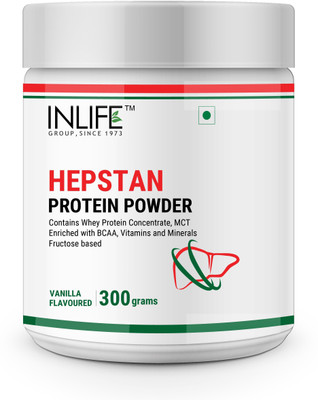 

Inlife Hepstan Protein Powder Liver Support Vitamins Minerals BCAAs Whey Protein(300 g, Vanilla)