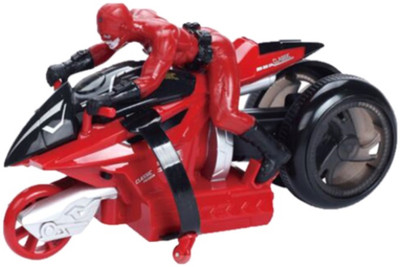 

TOYGALAXY Infrared Remote Control Anime Figure stunt Motor Bike Model (RECHARGEABLE)(Red)