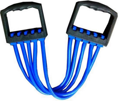 

Healthline Chest Expender Yoga Figure Toner/Muscle Soft Rope Fitness Excercise Resistance Tube(Blue)