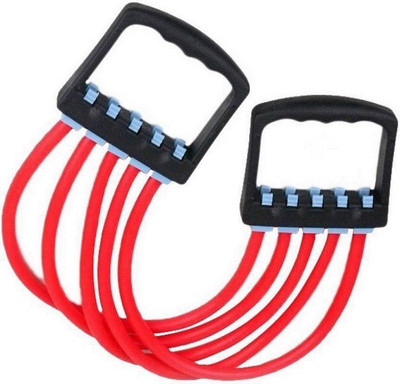 

WDSPL Chest Expander Muscle Pulling Exerciser Shoulder Fitness Gym Equipment Resistance Tube(Red)