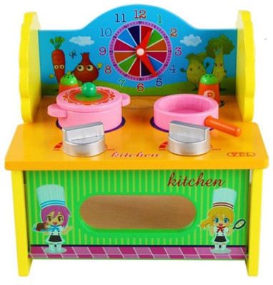 

Akrobo Wooden Kitchen Assembling Play Set for Kids