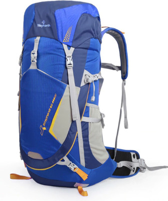 

Way North WayNorth 50 Ltrs Rucksack Hiking Trekking Premium Quality Bag With Raincover Rucksack - 50(Blue)