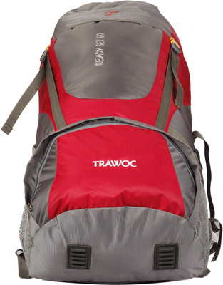 

TRAWOC SHK3-R-Trekking Bag Hiking Backpack Travel Rucksack - 55(Red)