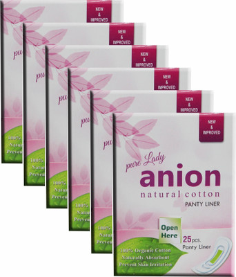 

Happy Time "Pure Anion" Panty Liner (25 PL) X 6 pkts Pantyliner(Pack of 150)