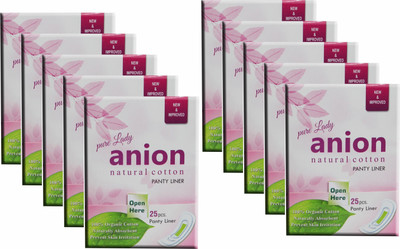 

Happy Time "Pure Anion" Panty Liner (25 PL) X 10 pkts Pantyliner(Pack of 250)