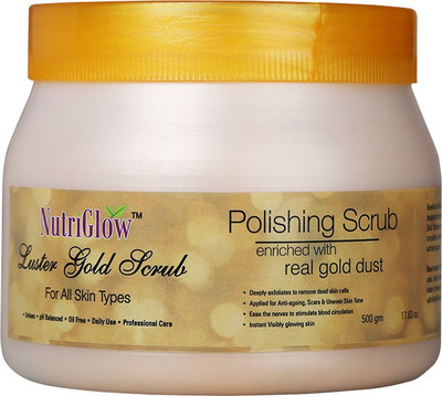 

NutriGlow LUSTURE GOLD POLISHING SCRUB Scrub(500 g)