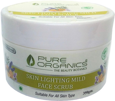 

Pure Organics Skin Lighting Mild Face Scrub 350 gms Scrub(350 g)