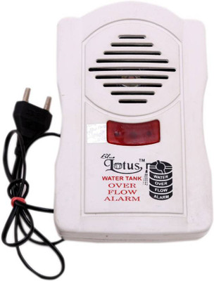 

Blue Lotus Water Overflow Tank Alarm with High Voice Sound (White) | Save Electricity and Save water Wired Sensor Security System