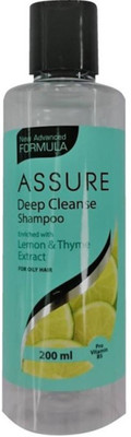 

Assure Deep Cleanse Shampoo Enriched With Lemon & Thyme Extract 200ml(200 ml)