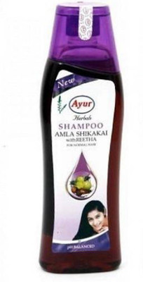 

Ayur Herbals Shampoo Amla & Shikakai With Reetha For Normal Hair 100ml(100 ml)