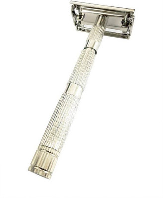 

Bueno Best Quality Salon Use Long Handle Butterfly Open Edge Safety Razor, Shaving Razor For Men And Boys, Home Use Safety Razor, Pack Of 1