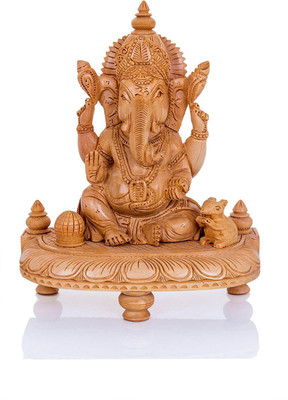 Apnoghar mk281 Decorative Showpiece  -  20 cm(Wood, Brown)